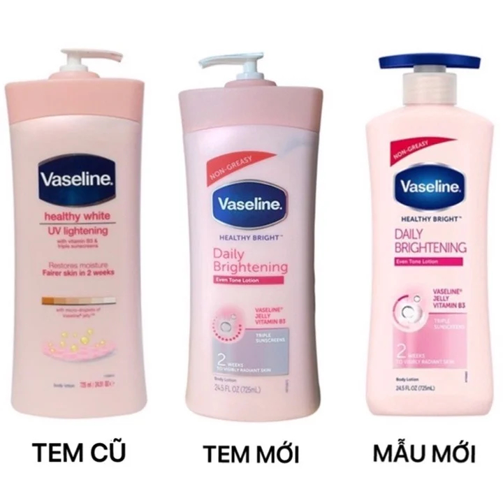 Sữa Dưỡng Thể Vaseline Healthy White UV Lightening Body Lotion 725ml Phù Hợp Cho Mọi Loại Da