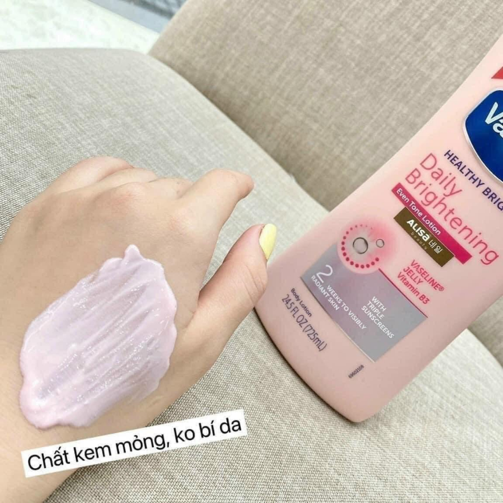 Sữa Dưỡng Thể Vaseline Healthy White UV Lightening Body Lotion 725ml Phù Hợp Cho Mọi Loại Da