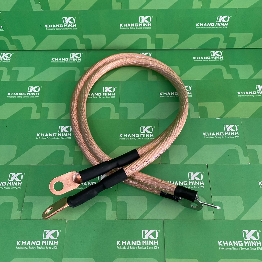 Dây đồng M25 M35 M50 có bấm Cos dùng cho máy hàn cell pin, máy hàn điểm