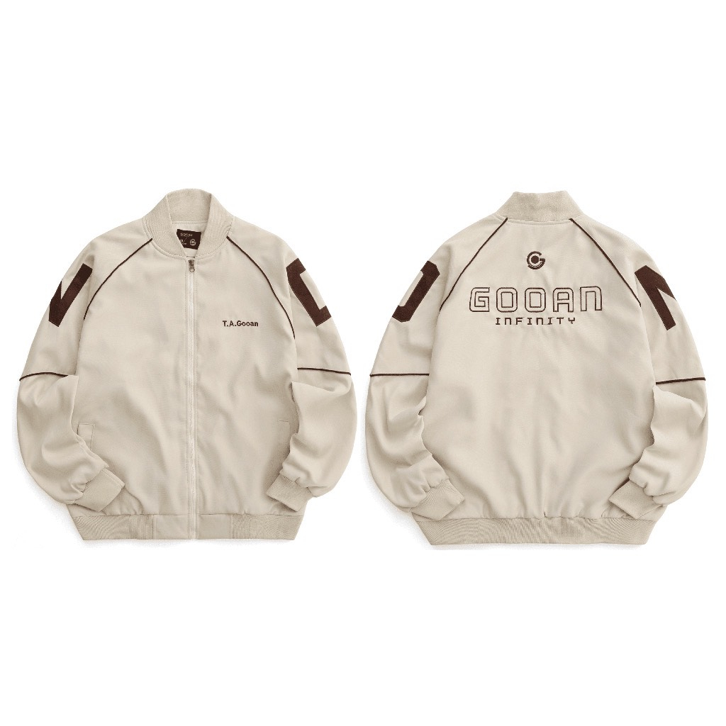 Áo khoác Bomber Da lộn, Áo 2 lớp dày dặn lót dù mềm, logo thêu