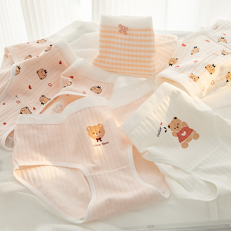 SET 5 Quần Lót Cotton Kháng Khuẩn Thông Hơi Thoáng Khí Thấm Hút Mồ Hôi Hello Hi TOPBRA