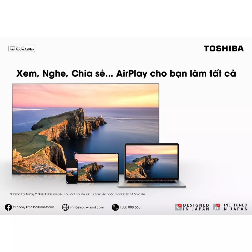 Smart TV TOSHIBA Google LED 4K  UHD tràn viền 55'' 55C350LP - Tìm kiếm bằng giọng nói - Bảo hành 2 năm
