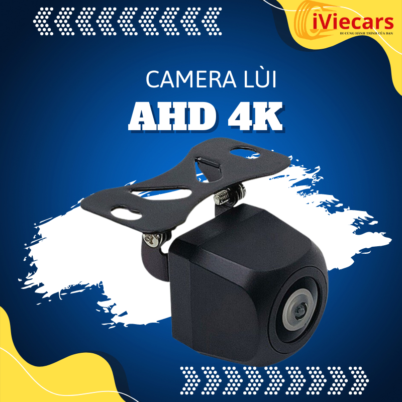 Camera lùi AHD 4K độ phân giải Full HD 4K tích hợp màn hình android, kết nối dễ dàng tiện lợi