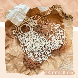 Set 2 Mẫu Diecut Paper Cutting Doily Tròn Big Size