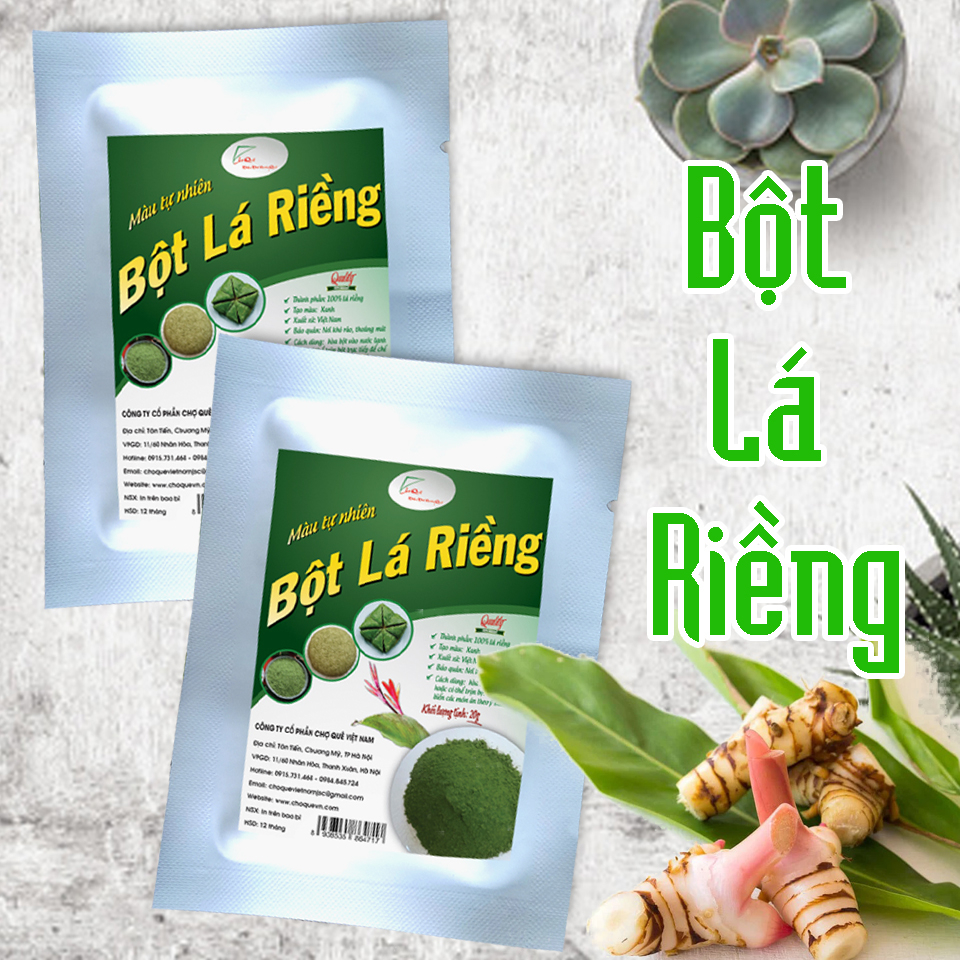 Bột lá riềng hữu cơ sấy lạnh 20g