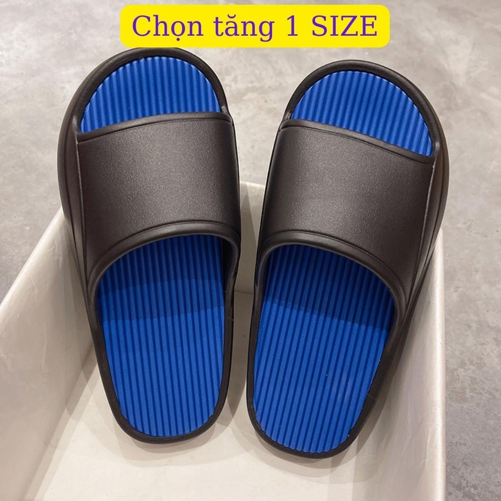 Dép bánh bì nam nữ đế cao, dép quai ngang chất liệu eva chống trơn trượt siêu bền