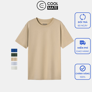 Áo thun nam T-Shirt Basic Cotton 100% 220gsm dày dặn mềm mại - Thương hiệu Coolmate