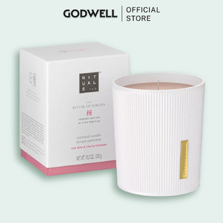 Nến thơm hương nước hoa The Ritual of Sakura Scented Candle 290g