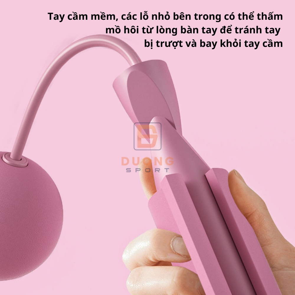 Dây Nhảy Không Dây DUONG SPORT Có Bóng To Hỗ Trợ Tập Gym, Nhảy Dây, Thể Dục Giảm Cân Tại Nhà PK0059