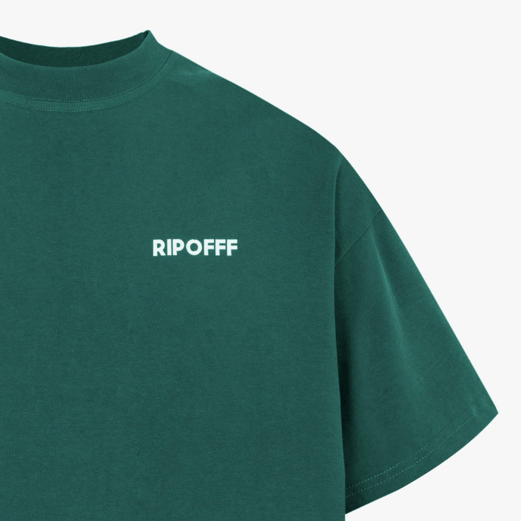 RIPOFFF Basic Heavyweight Boxy T-shirt - Black