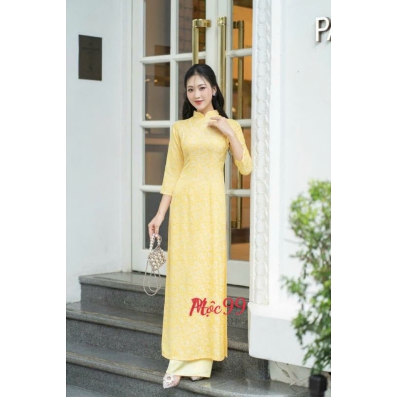 .Áo dài gấm tơ .hoa cao cấp hàng loại 1 mềm mại giá rẻ co giãn nhẹ . bao giá thị trường bán giá sỉ