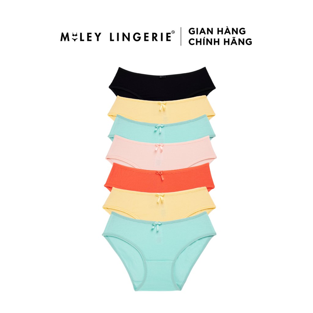 Set 7 Quần Lót Nữ Cotton Co Dãn 4 Chiều Flexi Miley Lingerie (Màu Ngẫu Nhiên)