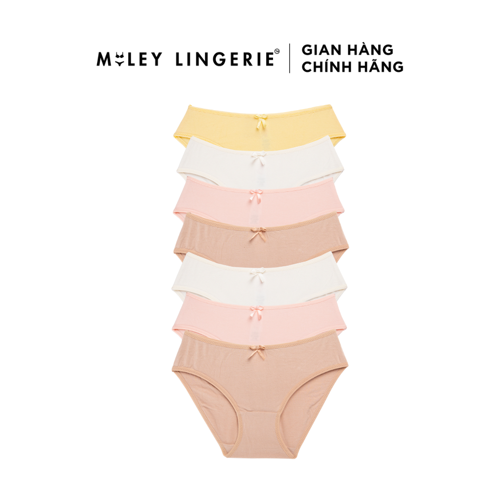 Set 7 Quần Lót Nữ Cotton Co Dãn 4 Chiều Flexi Miley Lingerie (Màu Ngẫu Nhiên)