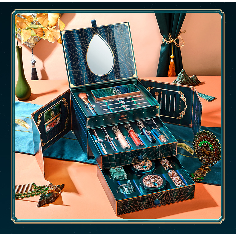 Bộ Trang Điểm Set Makeup HIH 18 món 3 Tầng Nội Địa Trung , Quà Tặng Cho Người Thương - Quà TặngShopp