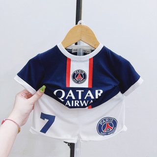 [Size 8-29kg] Đồ bộ thun lạnh đá banh cho bé trai [Ảnh thật]