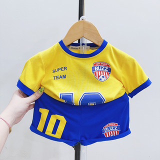 [Size 8-29kg] Đồ bộ thun lạnh đá banh cho bé trai [Ảnh thật]