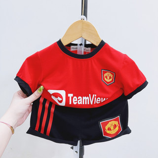 [Size 8-29kg] Đồ bộ thun lạnh đá banh cho bé trai [Ảnh thật]