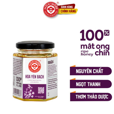 Mật ong chín Honimore Natural & Healthy vị Hoa Yên Bạch 230g/ hũ