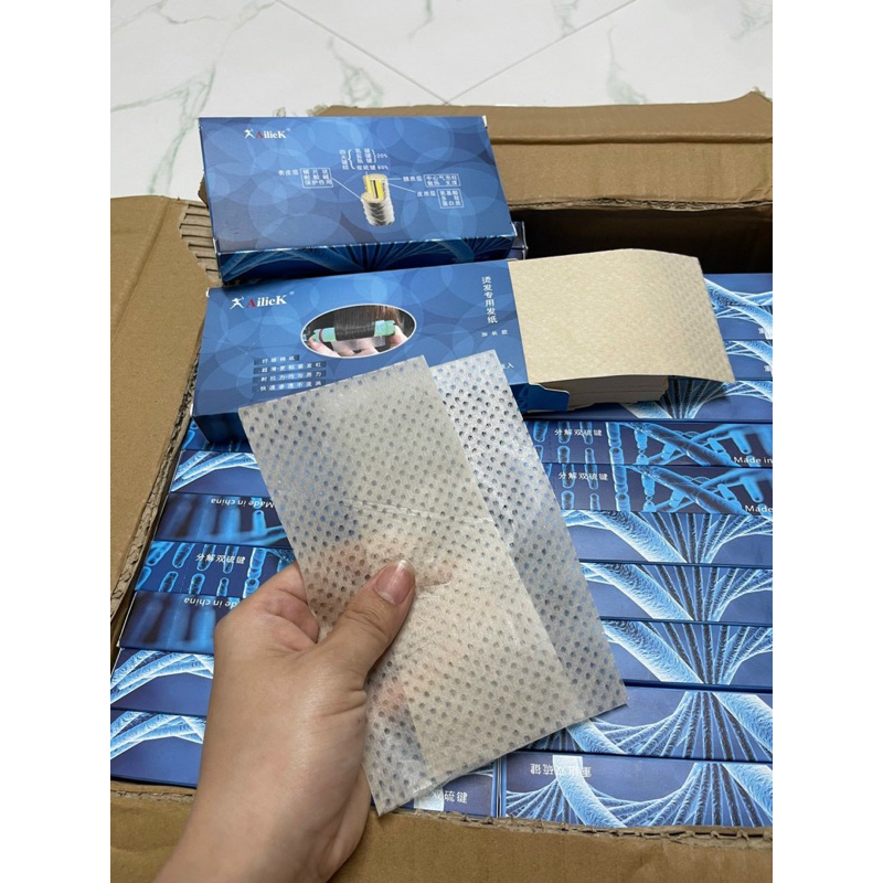 GIẤY UẤN NÓNG - UẤN LẠNH HỘP 500 tờ