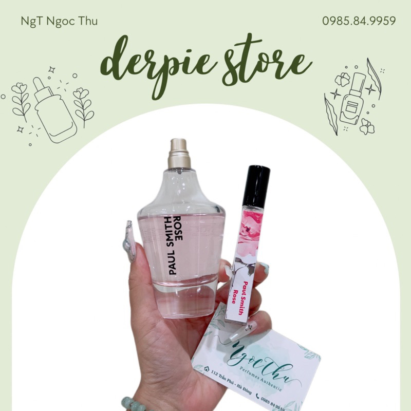 Nước hoa nữ Paul Smith Rose EDP - thuần mùi hồng có sẵn