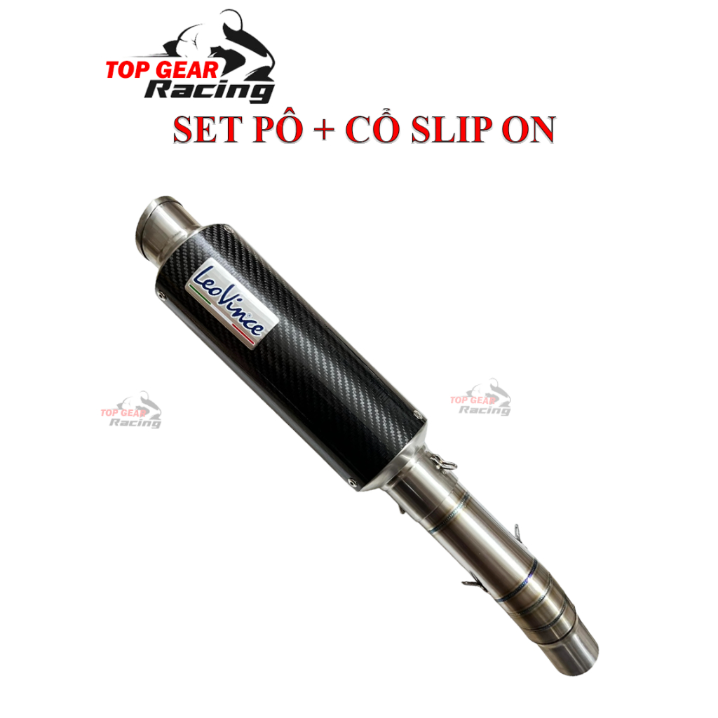 Set Pô Độ CBR150R Gồm Cổ Slip On Và Lon Pô Plug and Play
