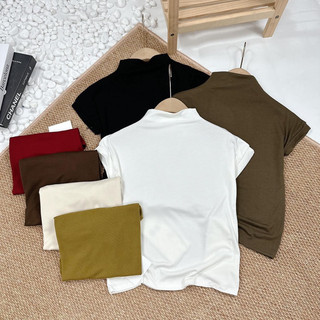 Áo pull cổ leo trơn mềm nhiều màu