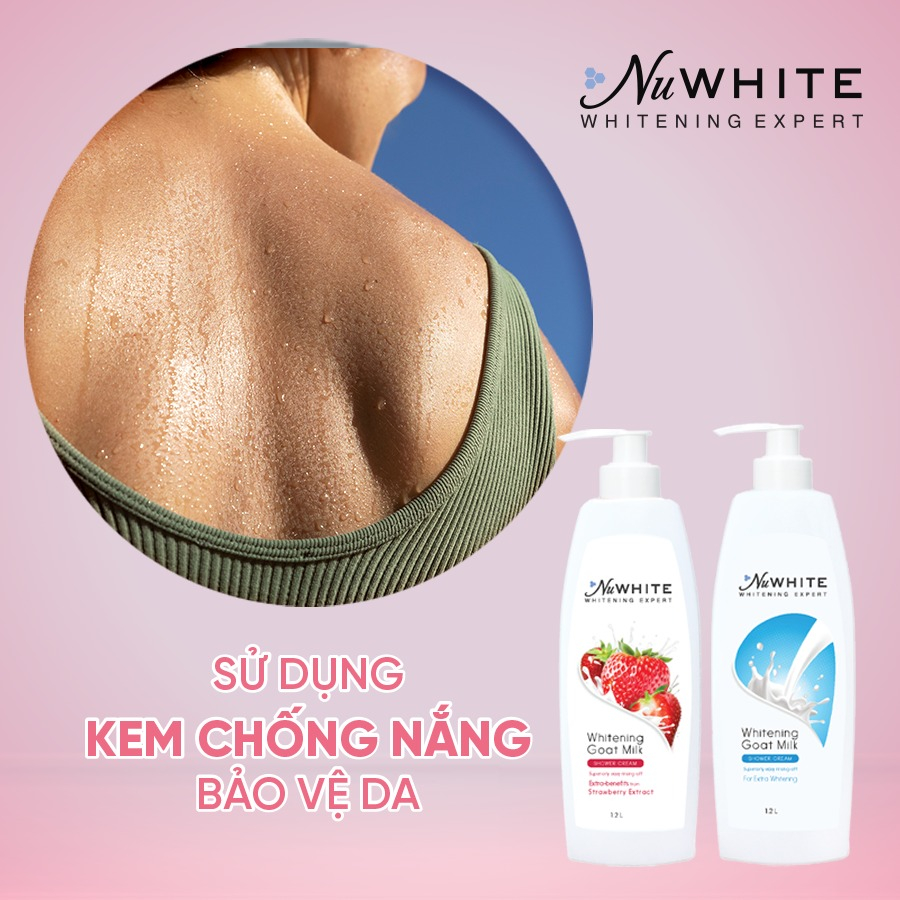 Sữa tắm dưỡng trắng NuWhite chai 1.2L