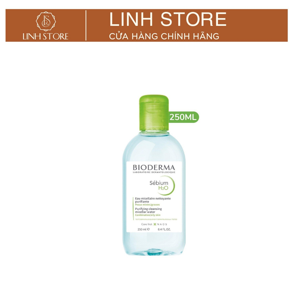 TẨY TRANG BIODERMA XANH LÁ 100ML 250ML 500ML