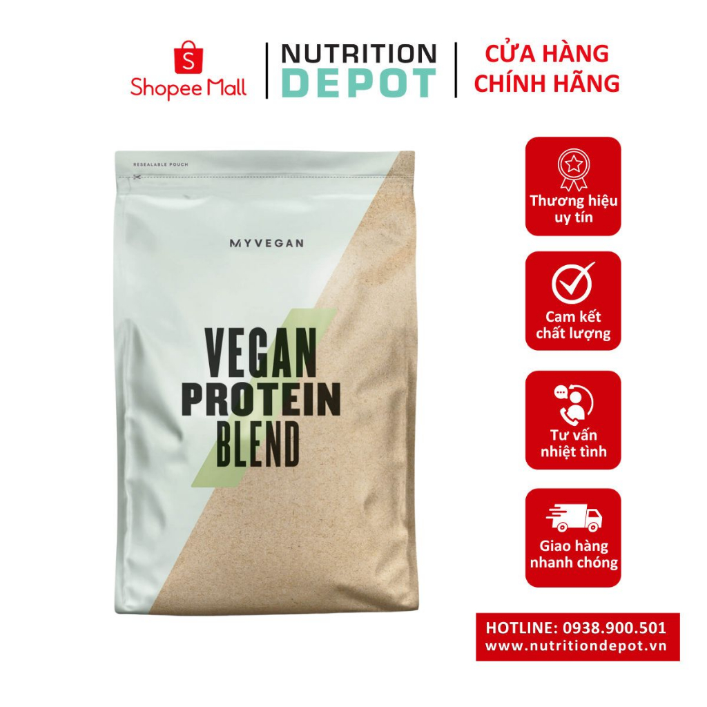 Bột Protein thực vật Vegan Blend Protein Myprotein  - Sữa bổ sung đạm từ thực vật - Nutrition Depot Vietnam