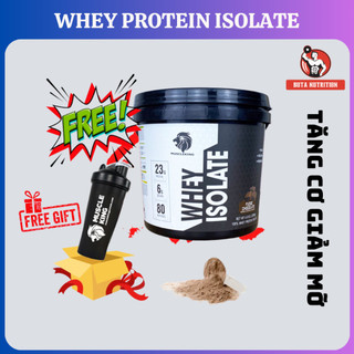 Tặng shaker - tăng cơ giảm mỡ whey protein isolate - muslce king