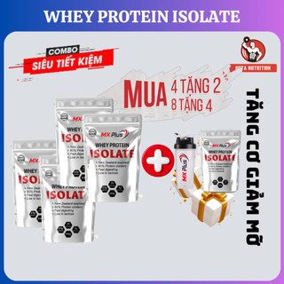 Mua 4 tặng 1 túi - Combo 4 Whey Protein Isolate MX PLUS - 80 Serving - Tăng cơ giảm mỡ