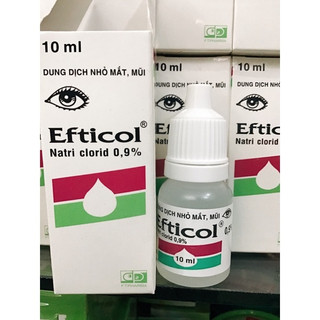 (CAM KẾT CHÍNH HÃNG)Dung dịch nhỏ mắt mũi EFTICOL (1 lốc 10chai)