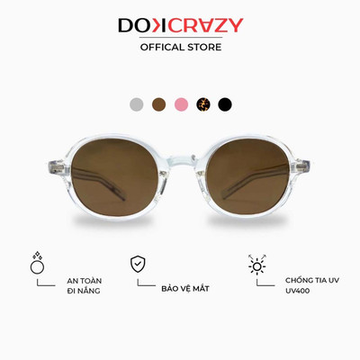 Kính mát thời trang DOKCRAZY WASPY Streetwear Đường Phố Hot Trend, Fashion, Chất Liệu Nhựa Cao Cấp, Chống tia UV400