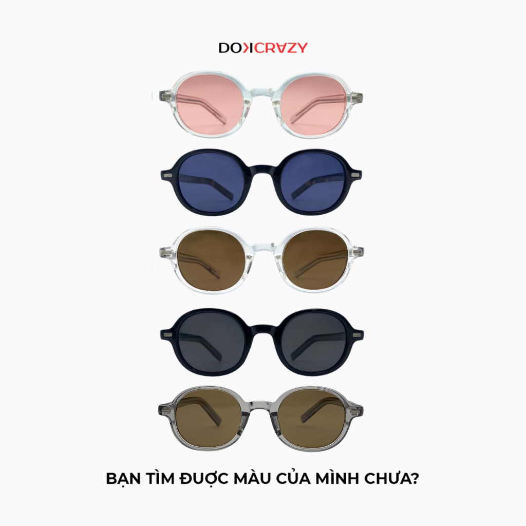 Kính mát thời trang DOKCRAZY WASPY streetwear hot trend độc đáo chất liệu cao cấp