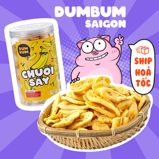 Chuối sấy giòn DumBum 250g đồ ăn vặt Sài Gòn