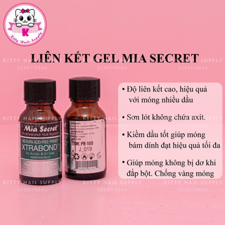 Liên kết bột, Primer kiềm dầu Mia Secret chính hãng chai 15ml - Kitty Nails Supply