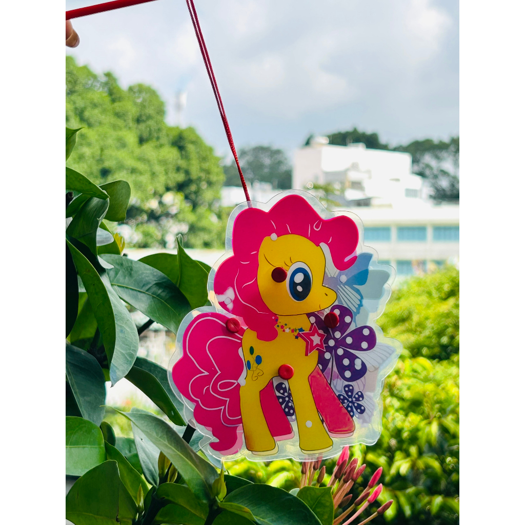 Lồng Đèn Trung Thu Mini Nhựa Hoạt Hình + Tặng kèm đèn led