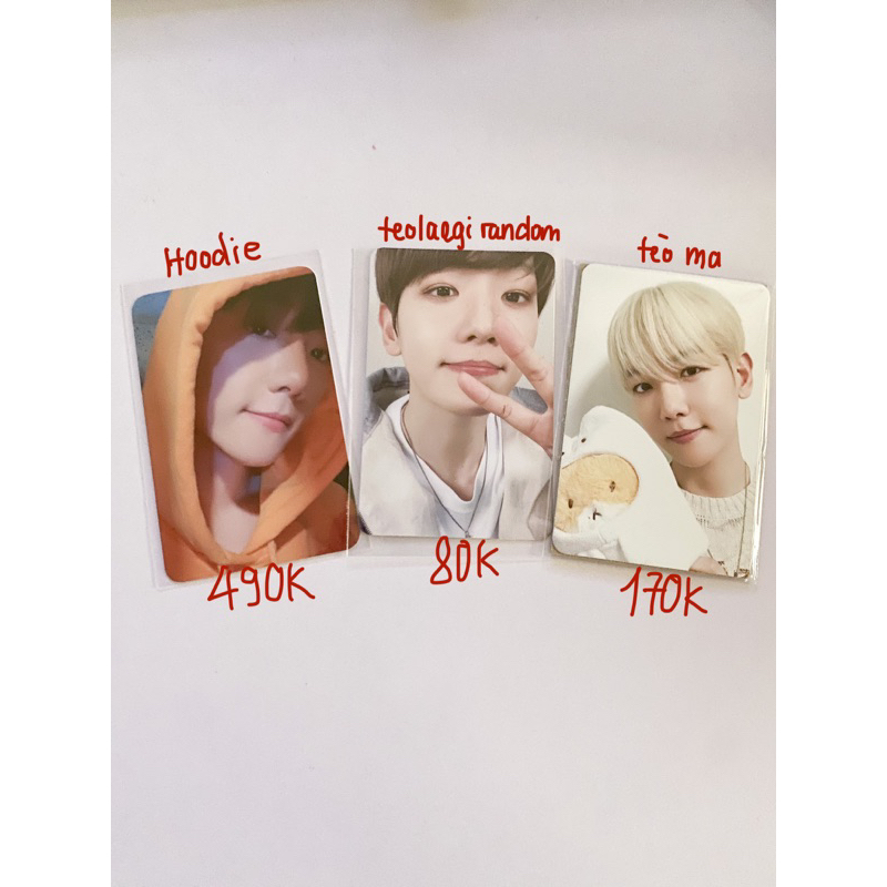 Ảnh thẻ card Baekhyun Bring green