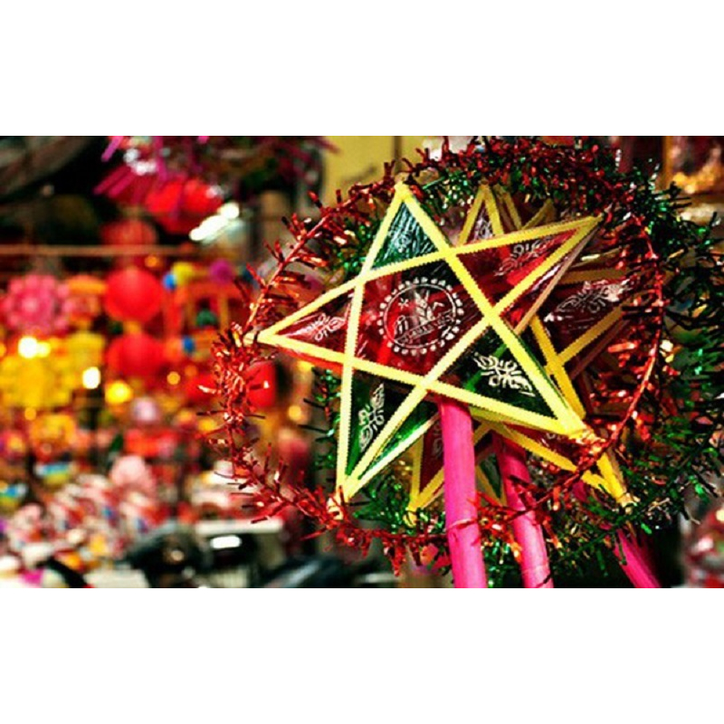 Sỉ đèn ông sao tết trung thu truyền thống 20cm, 40cm, 50cm giá tốt