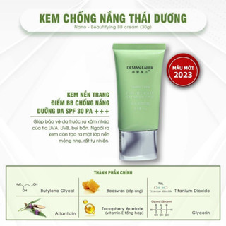 Kem chống nắng che khuyết điểm, lót nền, kiềm dầu Thái Dương BB (30G) Dimanlaier