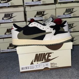Giày sneaker air jordan 1 x travis scott olive likeauth