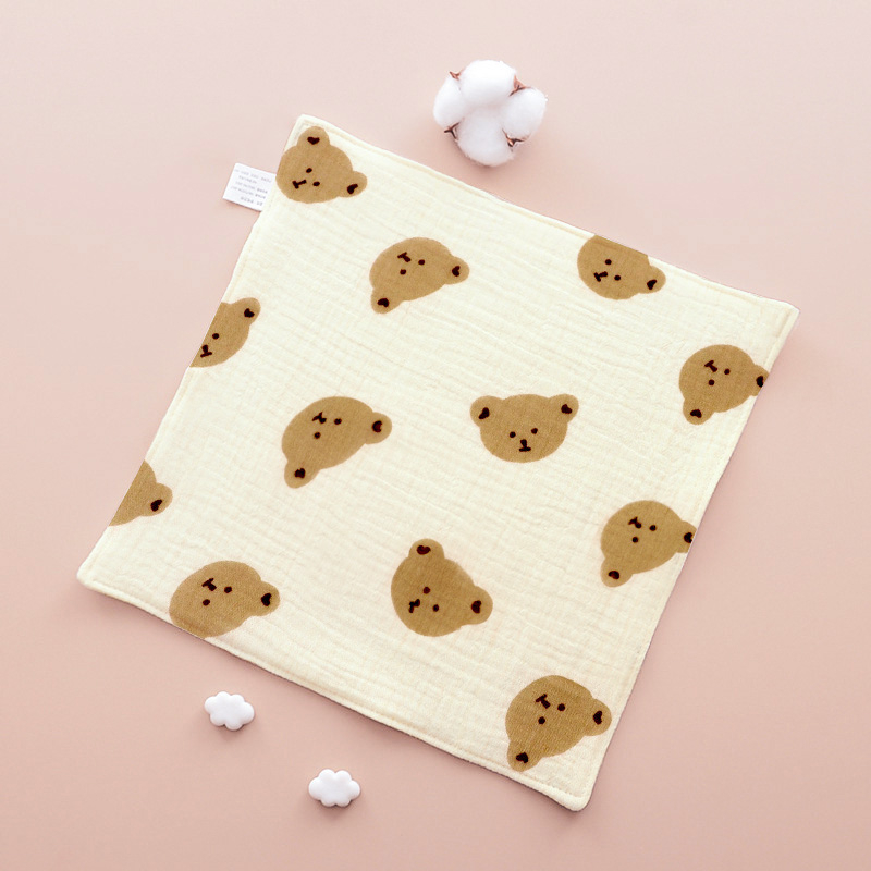 Set khăn xô sữa muslin 2 lớp cho trẻ, size 27cm x 27cm, khăn sữa cho bé sơ sinh mềm mại, an toàn thấm hút tốt