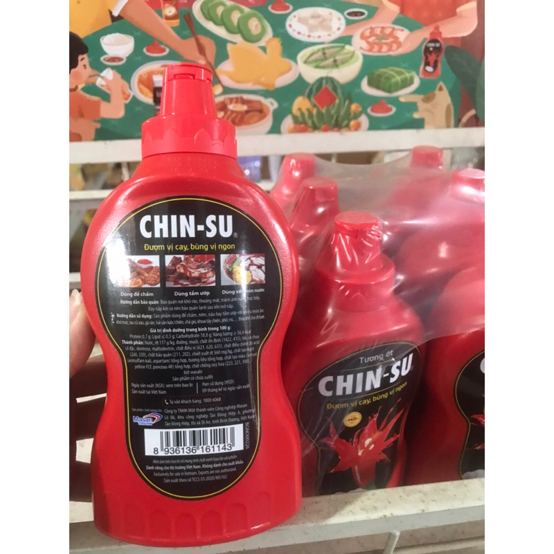 Tương ớt chinsu 500ml