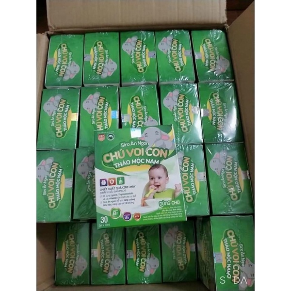 SIRO ĂN NGON CHÚ VOI CON. Cho Bé Từ 6 Tháng Lười Ăn Chậm Tăng Vân Hay Ốm Vặt- Bee.Beauty68