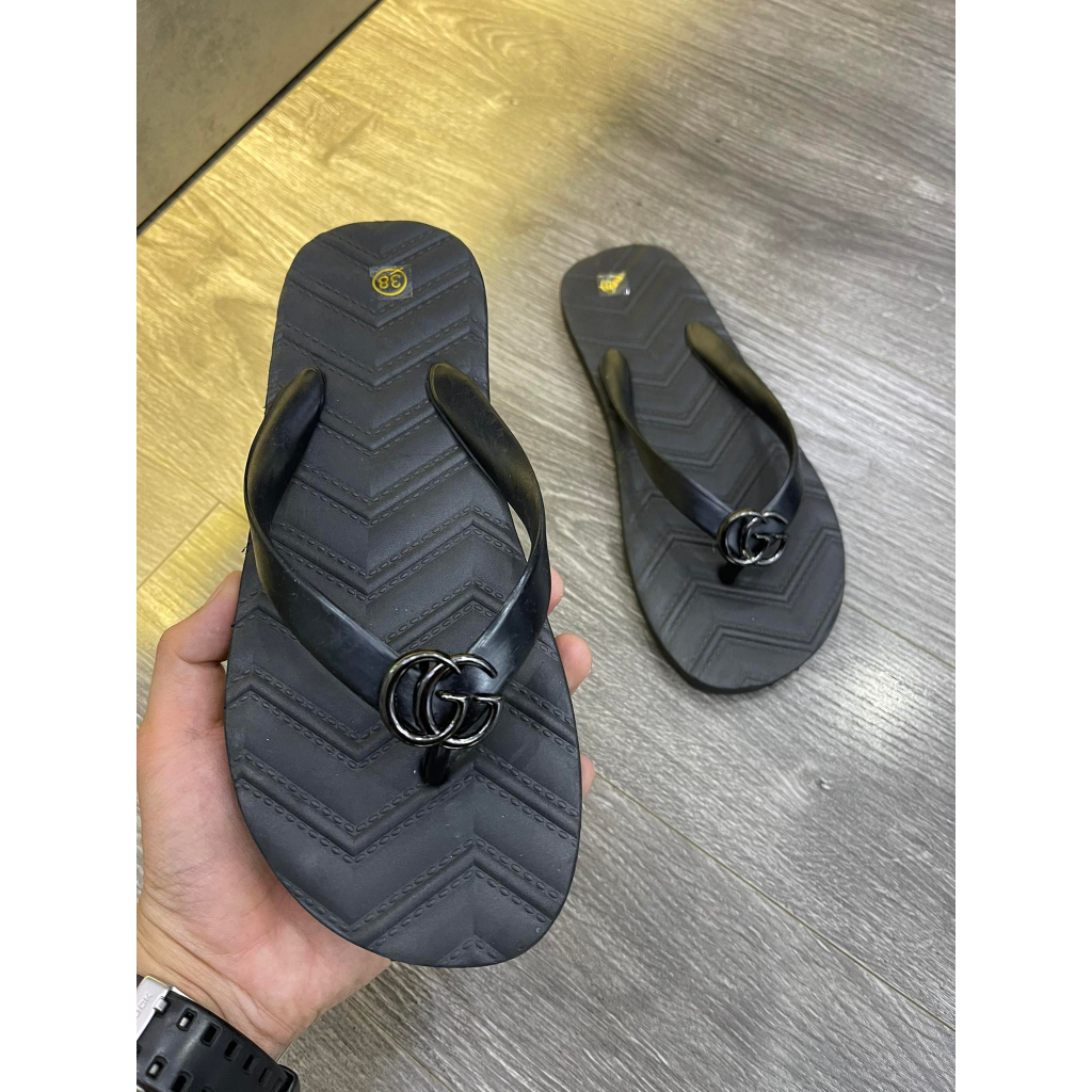 Dép Tông GC Nam Vân Nổi Cao Cấp - Dép Tông GC Đính Logo Siêu Đẹp