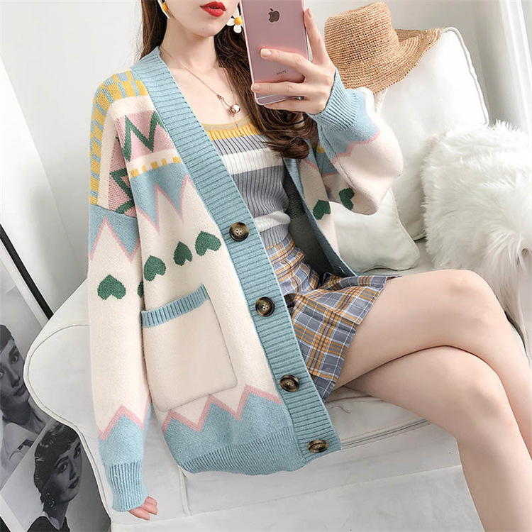 Áo Khoác Cardigan Len Nữ Đẹp Dáng Dài Phong Cách Hàn Quốc