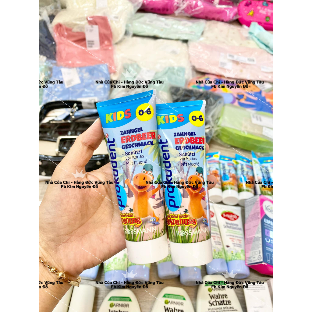 Kem đánh răng cho bé 0-6 tuổi - Hàng Đức