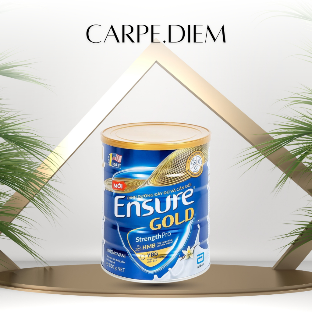 Combo 2 lon sữa bột Ensure Gold 850g hương vani ( DATE 2025)