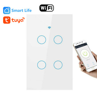 Công tắc thông minh wifi Tuya cảm ứng điều khiển từ xa hẹn giờ bằng điện thoại