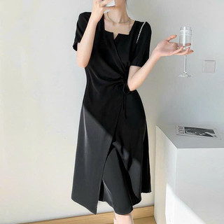 Đầm midi chất liệu cotton ( mềm mại, co giãn tốt ) giúp các nàng tự tin dạo phố